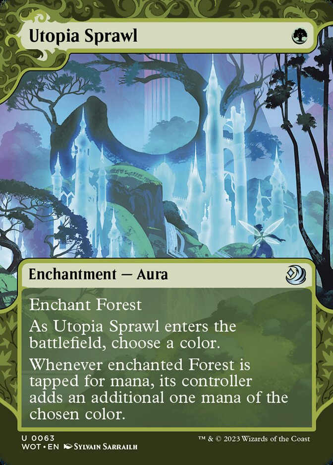 MTG Card Title: Utopia Sprawl WOT/63