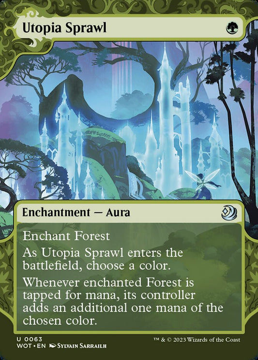 MTG Card Title: Utopia Sprawl WOT/63