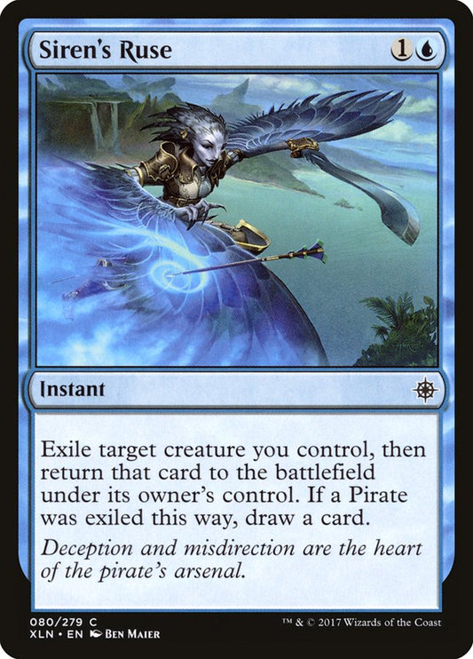 MTG Card Title: Siren's Ruse XLN/80