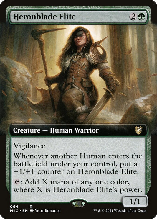 MTG Card Title: Heronblade Elite MIC/64
