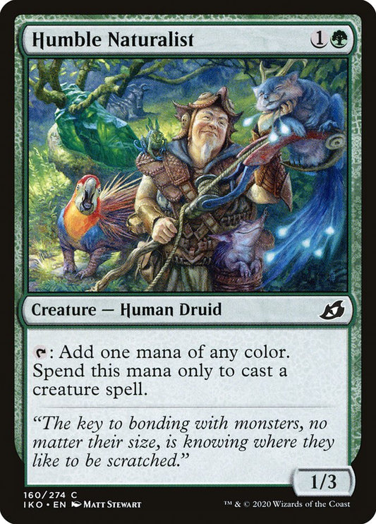 MTG Card Title: Humble Naturalist IKO/160