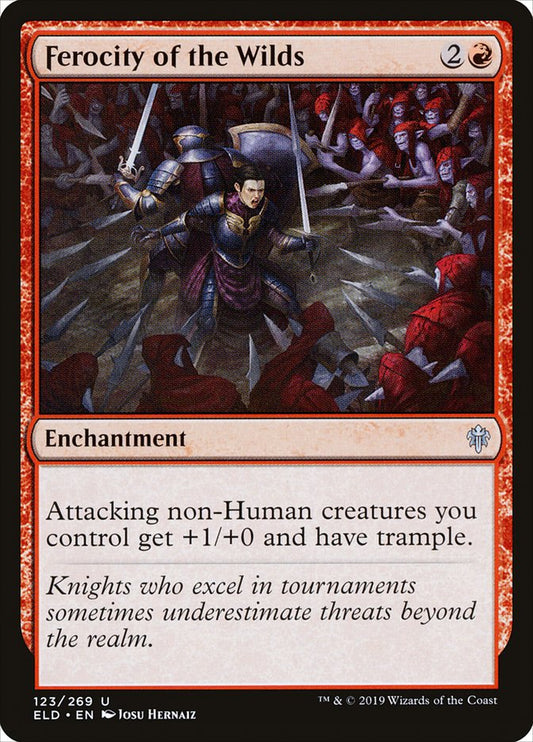 MTG Card Title: Ferocity of the Wilds ELD/123