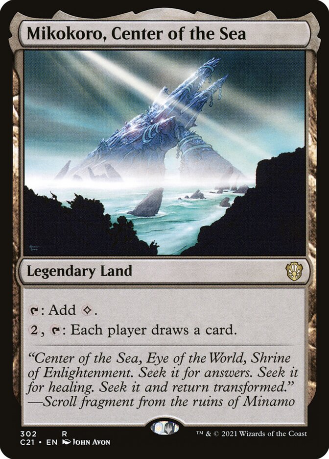 MTG Card Title: Mikokoro, Center of the Sea C21/302