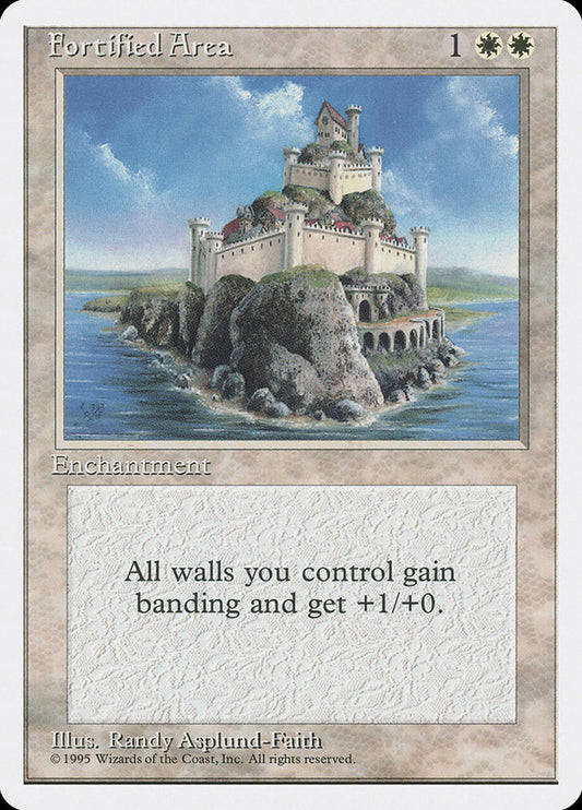 MTG Card Title: Fortified Area 4ED/26