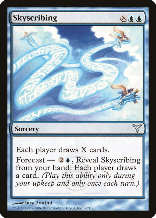 MTG Card Title: Skyscribing DIS/32