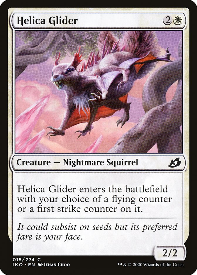 MTG Card Title: Helica Glider IKO/15
