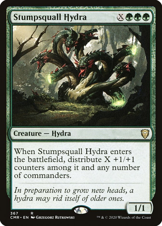 MTG Card Title: Stumpsquall Hydra CMR/367