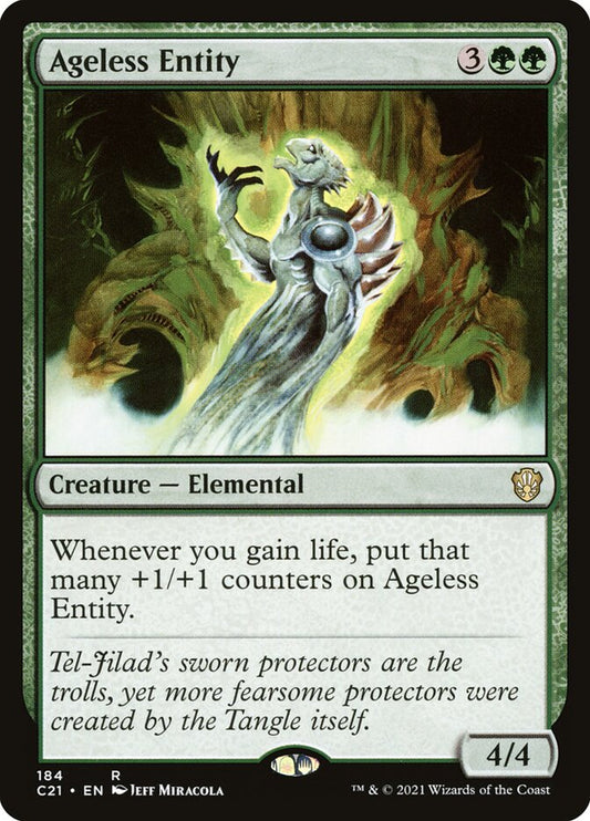MTG Card Title: Ageless Entity C21/184