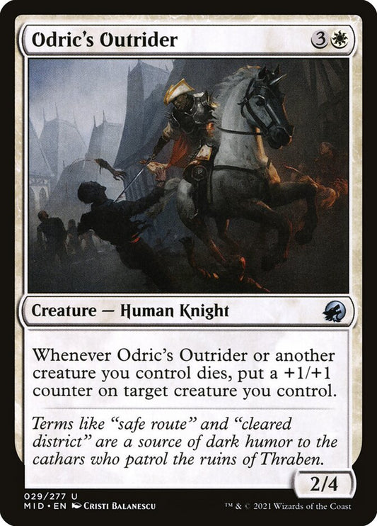 MTG Card Title: Odric's Outrider MID/29