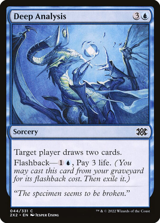 MTG Card Title: Deep Analysis 2X2/44
