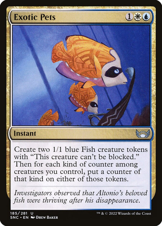 MTG Card Title: Exotic Pets SNC/185