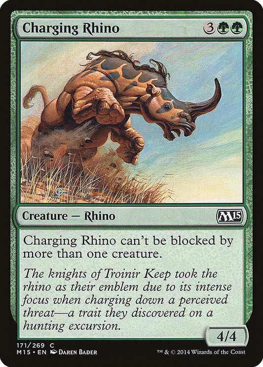 MTG Card Title: Charging Rhino M15/171