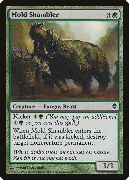 MTG Card Title: Mold Shambler ZEN/169