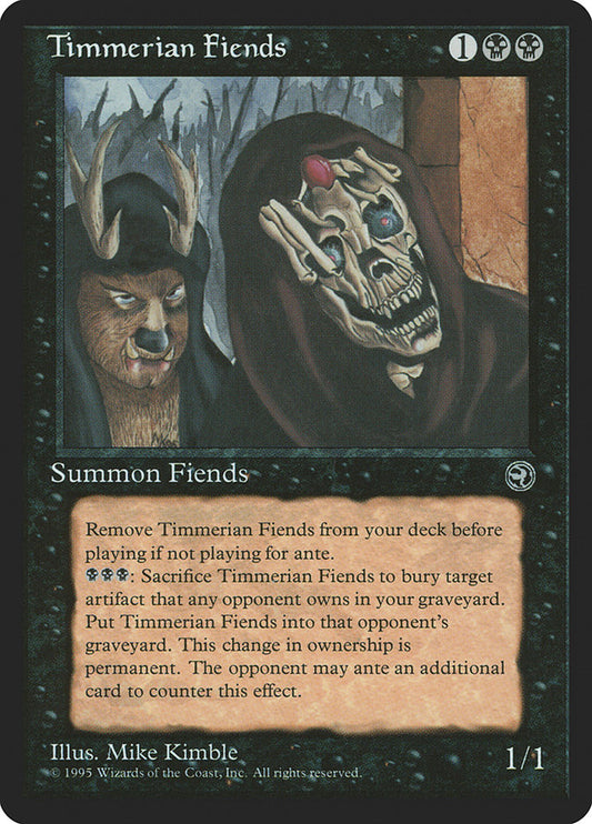 MTG Card Title: Timmerian Fiends HML/58