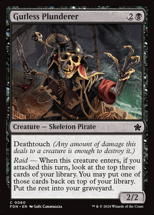 MTG Card Title: Gutless Plunderer FDN/60