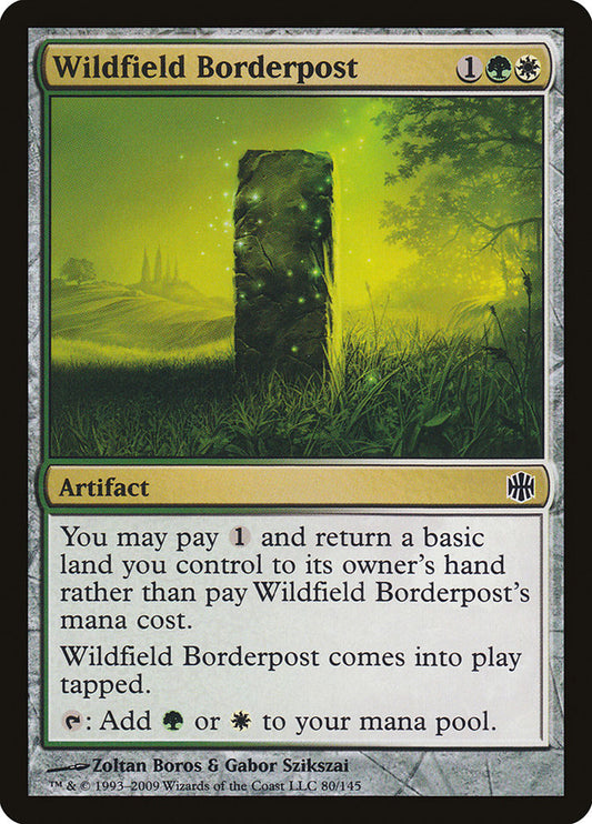 MTG Card Title: Wildfield Borderpost ARB/80
