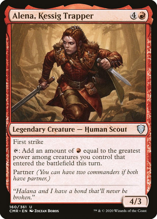 MTG Card Title: Alena, Kessig Trapper CMR/160