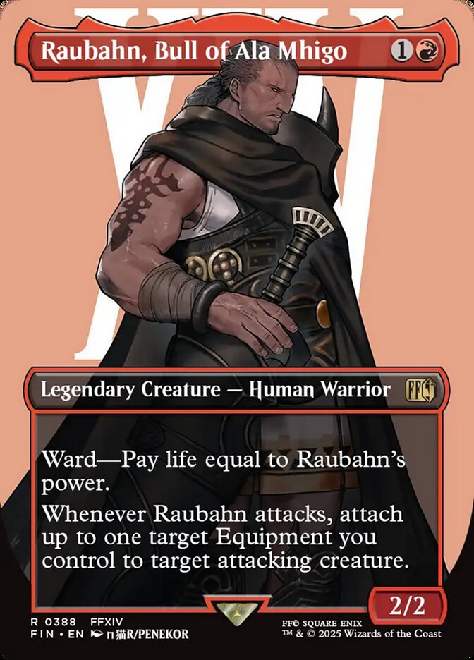 MTG Card Title: Raubahn, Bull of Ala Mhigo FIN/388