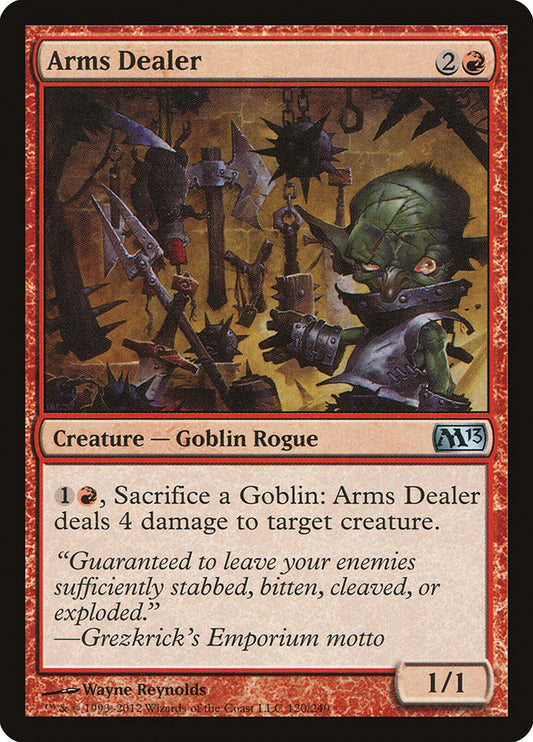 MTG Card Title: Arms Dealer M13/120