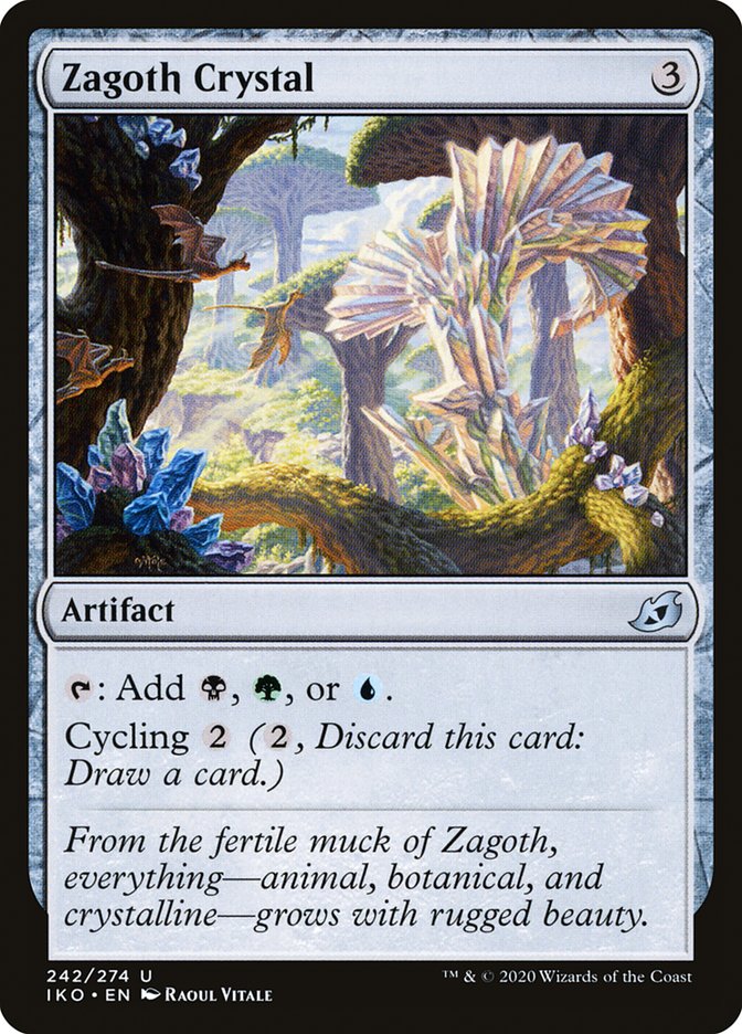 MTG Card Title: Zagoth Crystal IKO/242