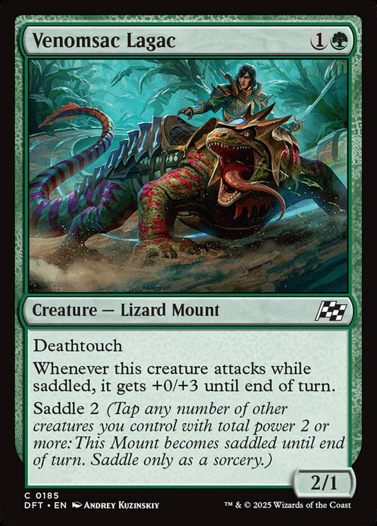 MTG Card Title: Venomsac Lagac DFT/185