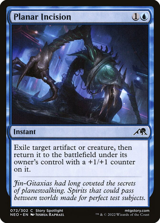 MTG Card Title: Planar Incision NEO/72