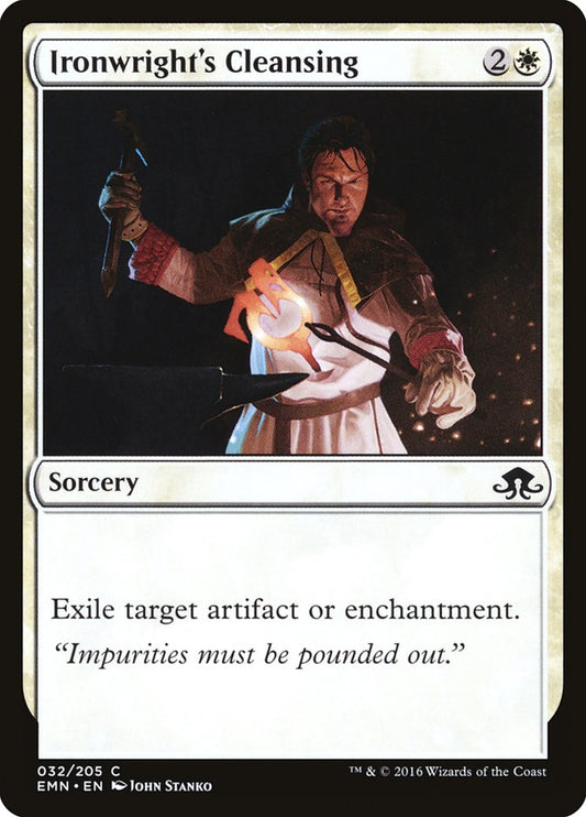 MTG Card Title: Ironwright's Cleansing EMN/32