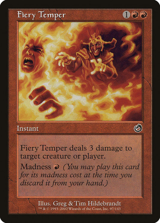 MTG Card Title: Fiery Temper TOR/97