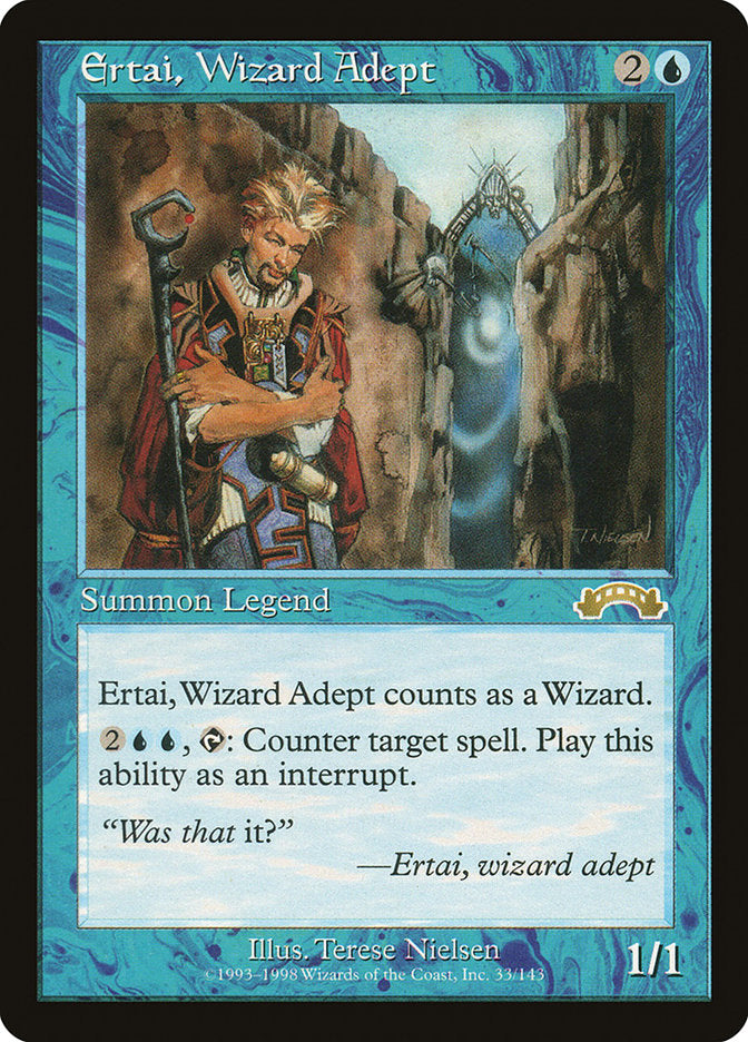 MTG Card Title: Ertai, Wizard Adept EXO/33