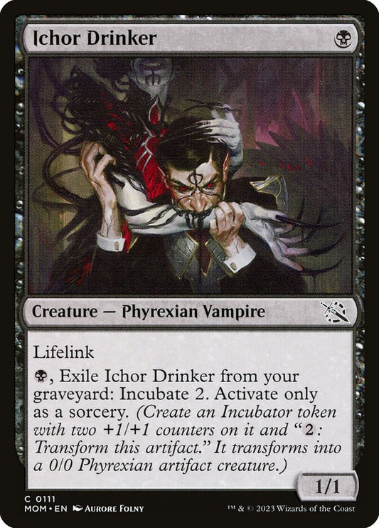 MTG Card Title: Ichor Drinker MOM/111