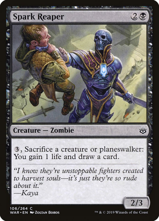 MTG Card Title: Spark Reaper WAR/106