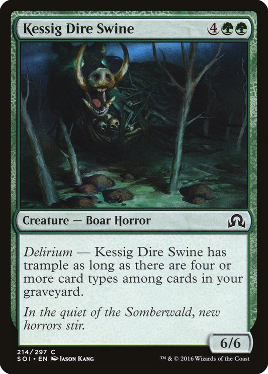 MTG Card Title: Kessig Dire Swine SOI/214