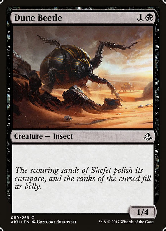 MTG Card Title: Dune Beetle AKH/89