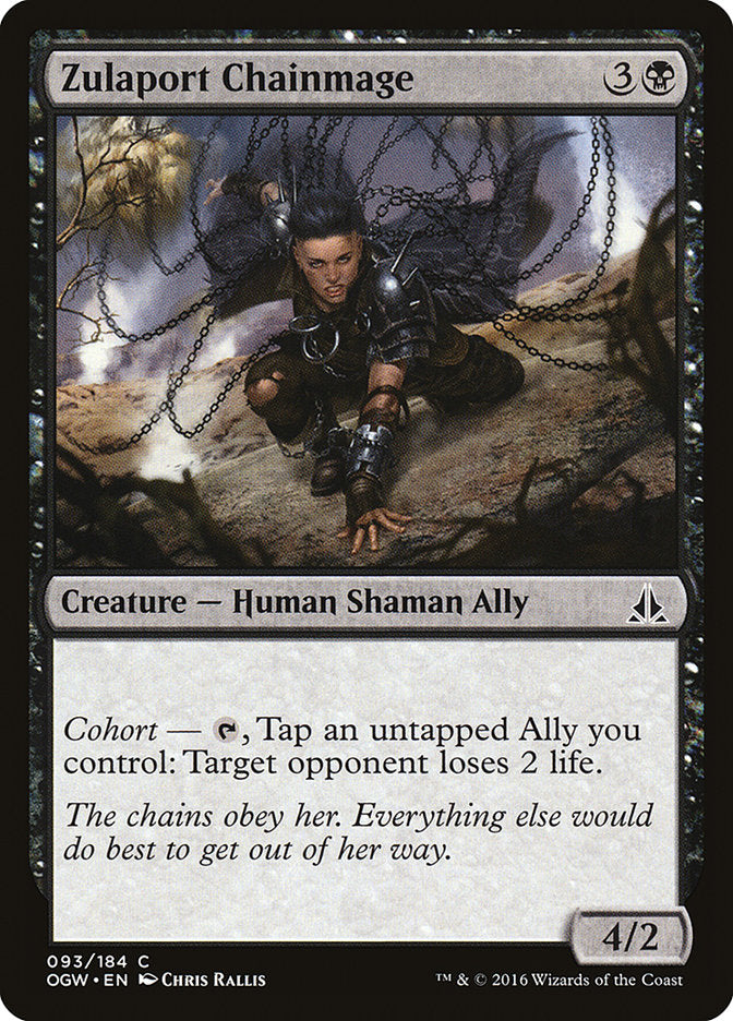 MTG Card Title: Zulaport Chainmage OGW/93