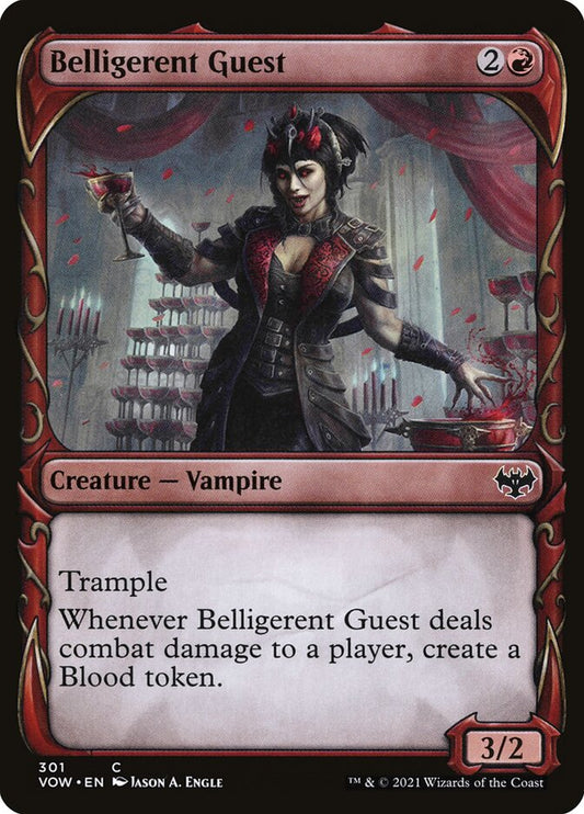 MTG Card Title: Belligerent Guest VOW/301