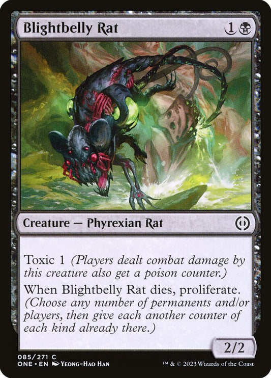 MTG Card Title: Blightbelly Rat ONE/85