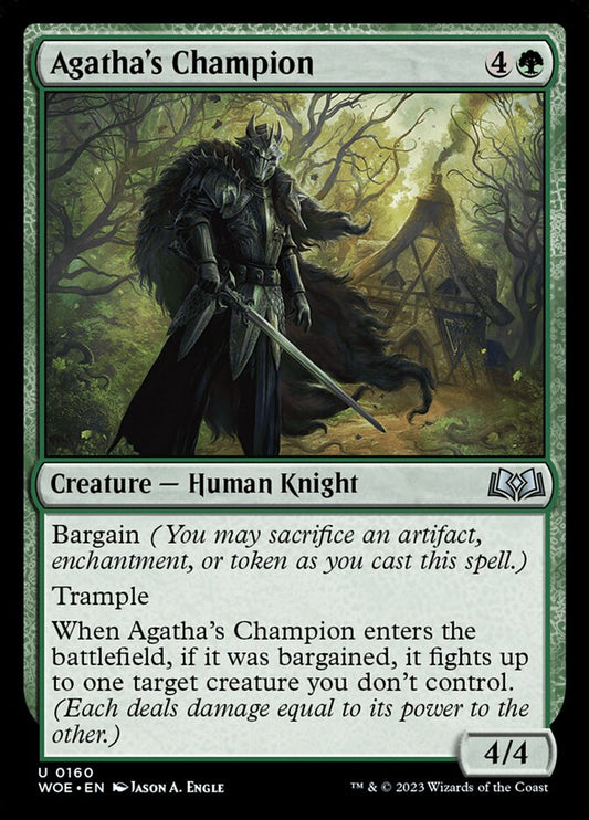 MTG Card Title: Agatha's Champion WOE/160