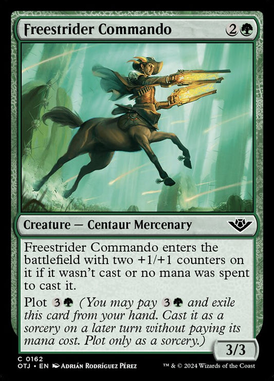 MTG Card Title: Freestrider Commando OTJ/162