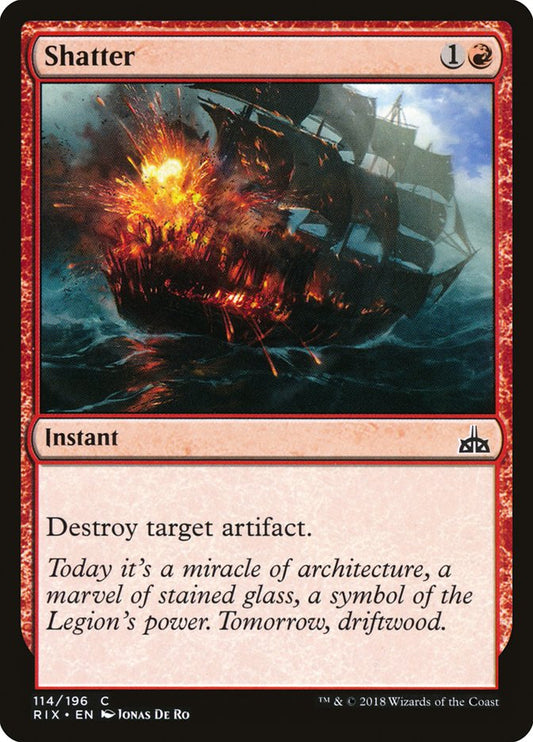 MTG Card Title: Shatter RIX/114