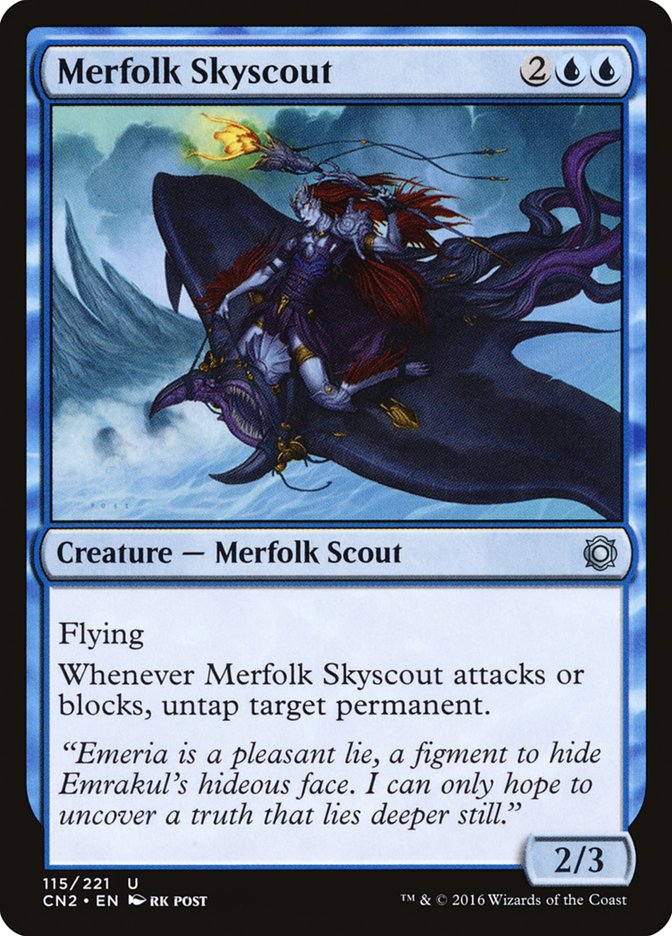 MTG Card Title: Merfolk Skyscout CN2/115