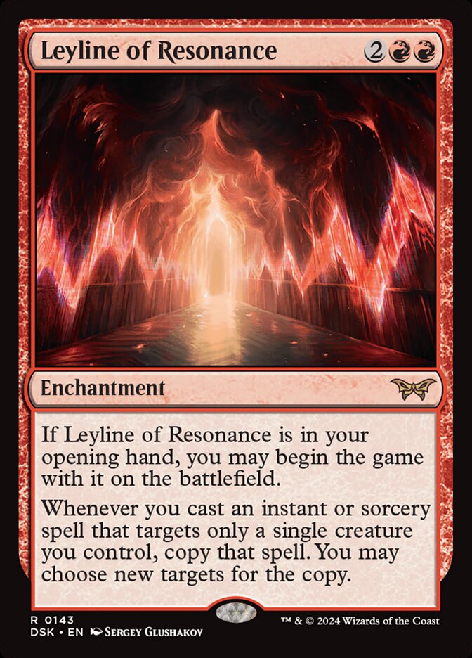 MTG Card Title: Leyline of Resonance DSK/143