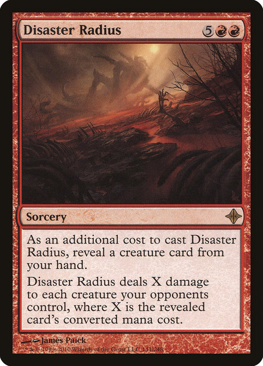 MTG Card Title: Disaster Radius ROE/141