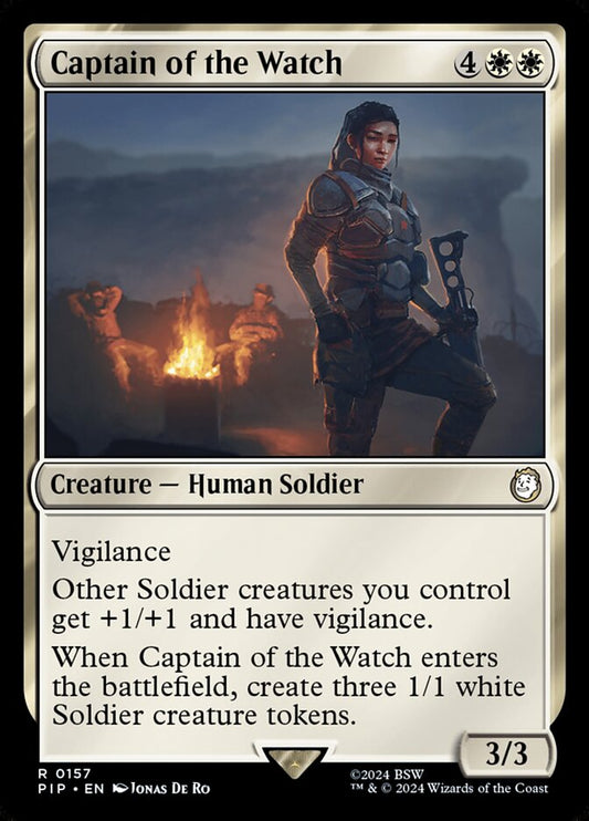 MTG Card Title: Captain of the Watch PIP/157