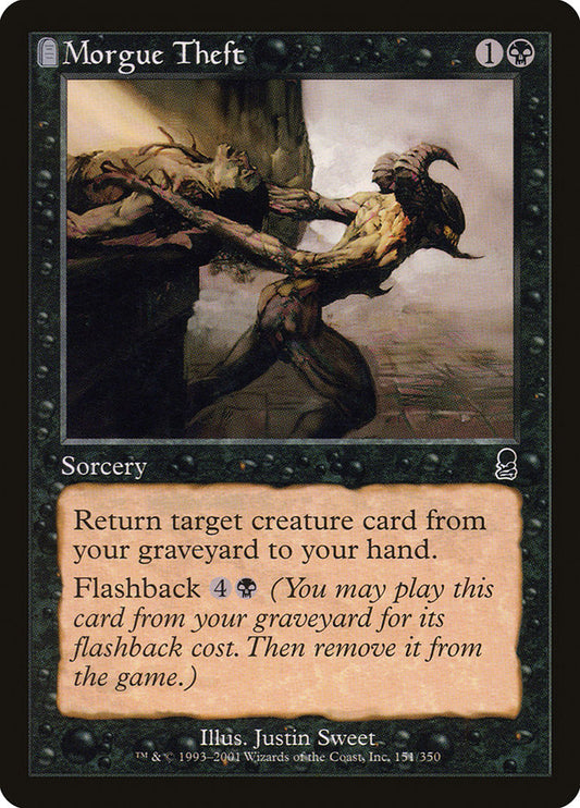 MTG Card Title: Morgue Theft ODY/151