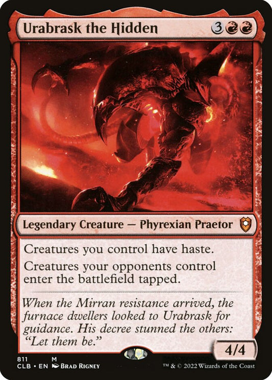 MTG Card Title: Urabrask the Hidden CLB/811