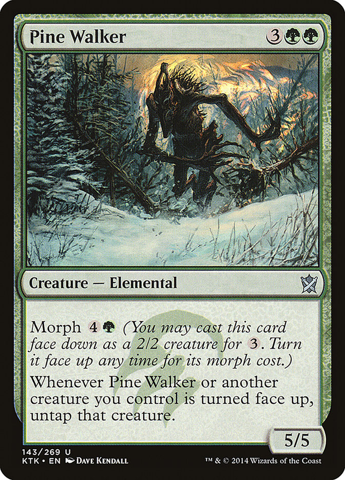 MTG Card Title: Pine Walker KTK/143
