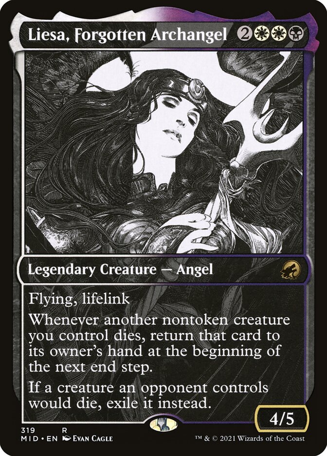 MTG Card Title: Liesa, Forgotten Archangel MID/319