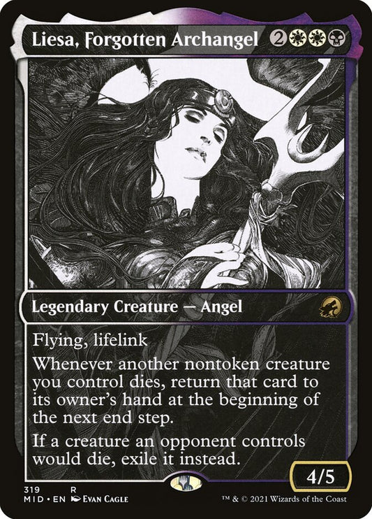 MTG Card Title: Liesa, Forgotten Archangel MID/319