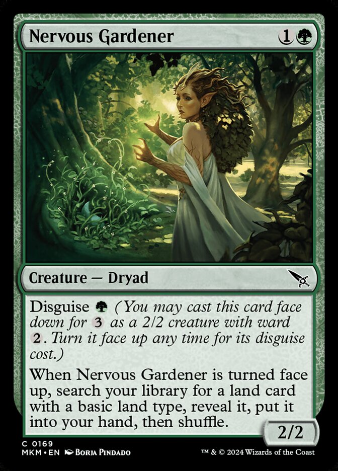 MTG Card Title: Nervous Gardener MKM/169