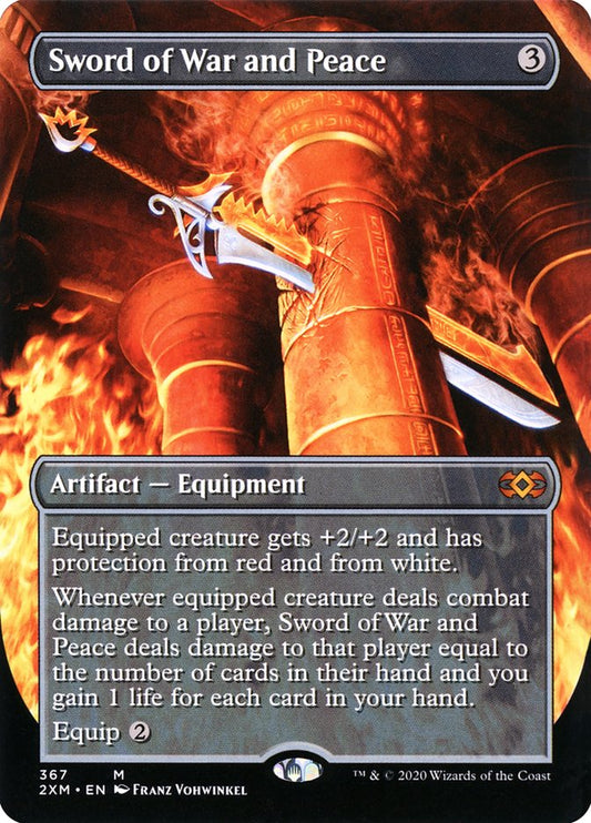MTG Card Title: Sword of War and Peace 2XM/367